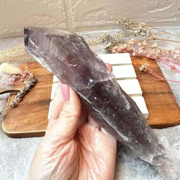 Beautiful Raw Amethyst Root | Rough Amethyst Point | Raw Amethyst Wand - Picture 1 of 7